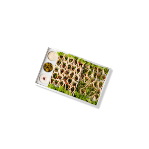بوكس ميني شاورما دجاج ولحم — ٦٠ حبة